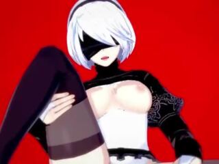 Yorha 2b loses her virginity - nier automata