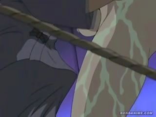 Saftig hentai anime milf massochist roped