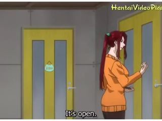 Anime meilužis į kairę į a puddle apie sperma