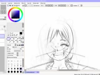 เฮนไท speed drawing - second ส่วนหนึ่ง - inking