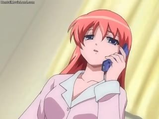 Atrakcyjny i wspaniały ruda anime bogini bani part5