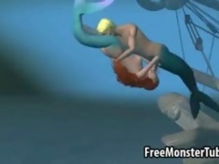 3D Ariel From The Little Mermaid Gets Fucked Hard