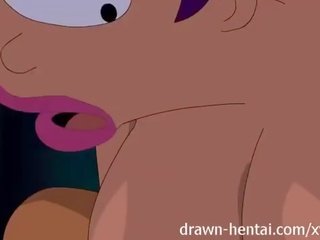 Futurama hentaï - zapp pôle pour turanga dame