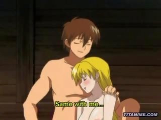 Magicl hentai anime frants spanks a blondīne mīļākais dziļi