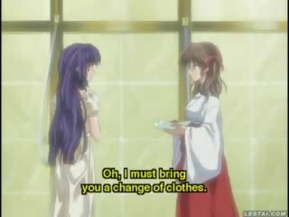 Gagah hentai anime teman wanita spanked dalam yang mandi