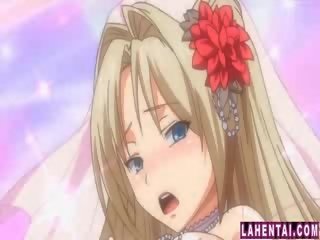 Loira grande titted hentai noiva