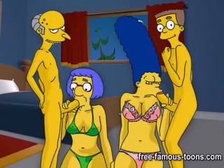 Simpsons 헨타이 단단한 주신 제