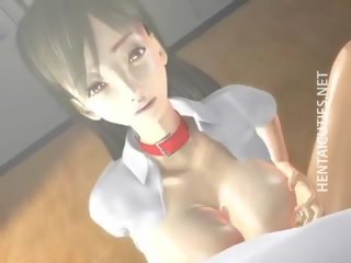 Magnificent 3D Hentai girlfriend Gives Titjob