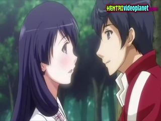 Anime jauns dāma uz mīlestība ar viņai treneris