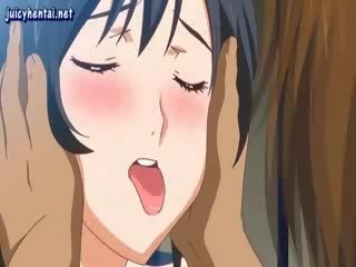 Anime nuori nainen kanssa sukkahousut ottaen a kova mulkku