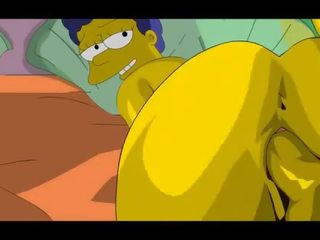 Simpsons סקס וידאו homer זיונים marge