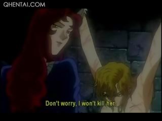 Hentai otäck damsel torturing en blondin xxx film slav i chains