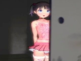 3d لذيذ loli مارس الجنس شاق