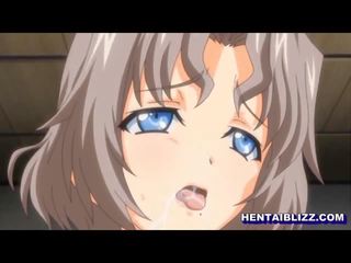 Bigboobs anime wetpussy qirje dhe splash spermë