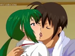 Passionate anime adolescent eating peter doggy gets cunt