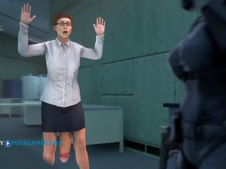 Futa dengan sangat besar cotok di kantor, gameplay episode