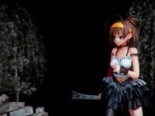 3d hentai anime femme fatale izpaužas fucked sunītis zem svārkiem