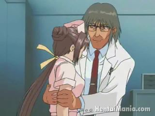 I këndshëm anime infermiere duke i madh kana ngacmohem dhe e lagur crack humped nga the seksualisht ngjallur dr.