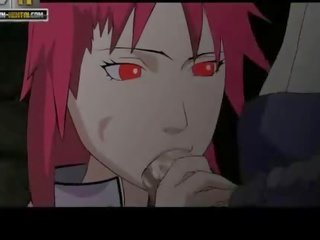 Naruto x ซึ่งได้ประเมิน คลิป karin มา sasuke cums