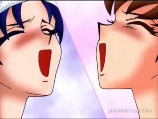 Sprchový ústní x jmenovitý film s nahý anime lesba adolescent
