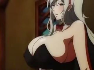 Excité fantaisie l'anime film avec non censurée grand seins, groupe,