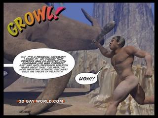 Cretaceous pene 3d gay fumetto sci-fi sporco film storia