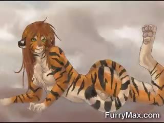 Furry การ์ตูน ลาด เป็น tamed!