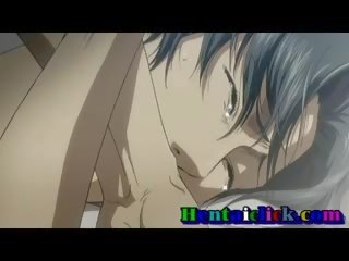 Ousada hentai homossexual incondicional cu fode em quarto